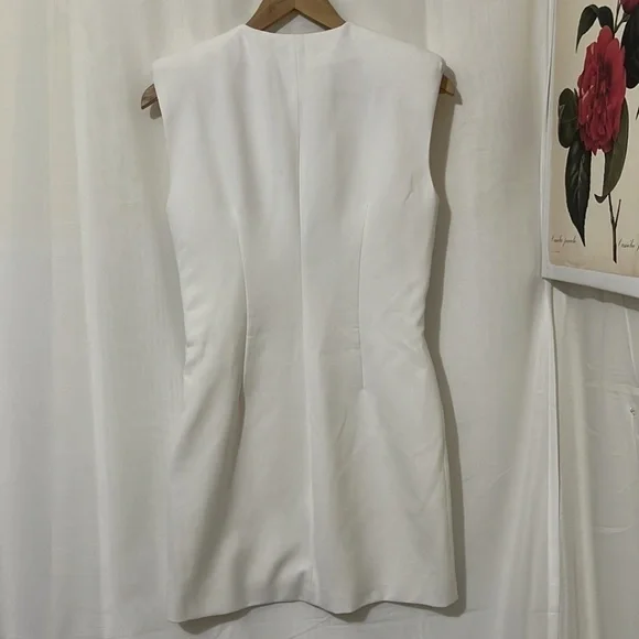 Zara Sleeveless Lined Low Cut Dress a133 - Picture 4 of 4